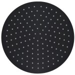 Vidaxl pomme de douche pluie acier inoxydable 30 cm ronde noir