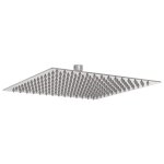 Vidaxl pomme de douche pluie acier inoxydable 304 25x25 cm carrée Vidaxl pomme de douche pluie acier inoxydable 304 25x25 cm carrée