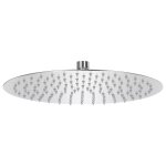 Vidaxl pomme de douche pluie acier inoxydable 304 30 cm ronde
