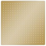 Vidaxl pomme de douche pluie acier inoxydable 50x50 cm carr�e dor�