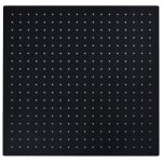 Vidaxl pomme de douche pluie acier inoxydable 50x50 cm carr�e noir