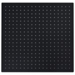 Vidaxl pomme de douche pluie acier inoxydable 50x50 cm carr�e noir