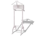 Vidaxl portant  vtements avec armoire bois blanc