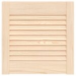 Vidaxl porte d'armoire � persiennes 39, 5x39, 4 cm bois de pin massif