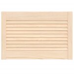 Vidaxl porte d'armoire � persiennes 39, 5x59, 4 cm bois de pin massif