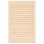Vidaxl porte d'armoire � persiennes 61, 5x39, 4 cm bois de pin massif