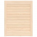 Vidaxl porte d'armoire à persiennes 61, 5x49, 4 cm bois de pin massif Vidaxl porte d'armoire à persiennes 61, 5x49, 4 cm bois de pin massif