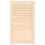 Vidaxl porte d'armoire � persiennes 69x39, 4 cm bois de pin massif