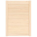 Vidaxl porte d'armoire � persiennes 69x49, 4 cm bois de pin massif