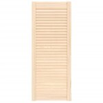 Vidaxl porte d'armoire � persiennes 99, 3x39, 4 cm bois de pin massif