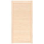 Vidaxl porte d'armoire � persiennes 99, 3x49, 4 cm bois de pin massif