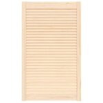 Vidaxl porte d'armoire � persiennes 99, 3x59, 4 cm bois de pin massif
