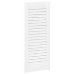 Vidaxl porte d'armoire  persiennes blanc 61, 5x29, 5 cm