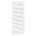 Vidaxl porte d'armoire � persiennes blanc 69x29, 5 cm