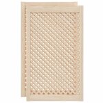 Vidaxl portes d'armoires en treillis 2 pcs 59, 5x99 cm pin massif