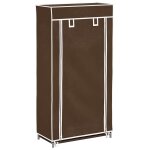 Vidaxl porte - chaussures �tag�res 58 x 28 x 106 cm brun