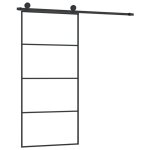 Vidaxl porte coulissante avec kit de quincaillerie 90x205 cm verre esg