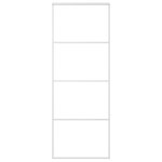 Vidaxl porte coulissante verre esg et aluminium 76x205 cm blanc Vidaxl porte coulissante verre esg et aluminium 76x205 cm blanc