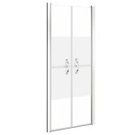 Vidaxl porte de douche esg demi - d�poli 76x190 cm