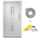 Vidaxl porte d'entrée blanc 108x208 cm Vidaxl porte d'entrée blanc 108x208 cm