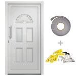 Vidaxl porte d'entr�e blanc 98x198 cm