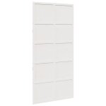 Vidaxl porte de grange blanc 100x208 cm bois massif de pin Vidaxl porte de grange blanc 100x208 cm bois massif de pin
