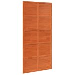 Vidaxl porte de grange marron cire 100x208 cm bois massif de pin Vidaxl porte de grange marron cire 100x208 cm bois massif de pin