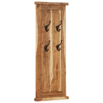 Vidaxl porte - manteaux 2 pcs bois massif d'acacia 38x100 cm Vidaxl porte - manteaux 2 pcs bois massif d'acacia 38x100 cm