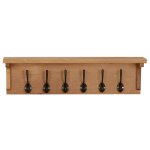 Vidaxl porte - manteau 60x16x16 cm bois de chêne massif Vidaxl porte - manteau 60x16x16 cm bois de chêne massif