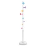 Vidaxl porte - manteau blanc 172 cm fer enduit de poudre Vidaxl porte - manteau blanc 172 cm fer enduit de poudre