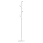 Vidaxl porte - manteau blanc 175 cm fer enduit de poudre Vidaxl porte - manteau blanc 175 cm fer enduit de poudre