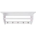 Vidaxl porte - manteau pfdm blanc style baroque