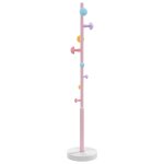 Vidaxl porte - manteau rose 172 cm fer enduit de poudre Vidaxl porte - manteau rose 172 cm fer enduit de poudre