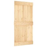 Vidaxl porte narvik 100x210 cm bois massif de pin Vidaxl porte narvik 100x210 cm bois massif de pin