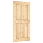 Vidaxl porte narvik 100x210 cm bois massif de pin