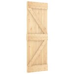 Vidaxl porte narvik 70x210 cm bois massif de pin