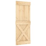 Vidaxl porte narvik 80x210 cm bois massif de pin Vidaxl porte narvik 80x210 cm bois massif de pin