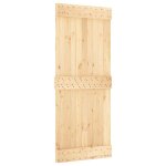 Vidaxl porte narvik 85x210 cm bois massif de pin