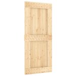 Vidaxl porte narvik 90x210 cm bois massif de pin