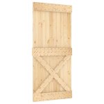 Vidaxl porte narvik 95x210 cm bois massif de pin Vidaxl porte narvik 95x210 cm bois massif de pin
