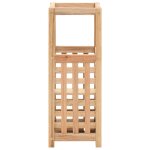 Vidaxl porte - parapluie 18 x 18 x 50 cm bois de noyer massif