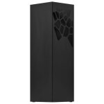 Vidaxl porte - parapluie pierres acier noir