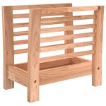 Vidaxl porte - revues 40x26, 5x38, 5 cm bois massif de noyer