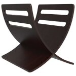 Vidaxl porte - revue en bois sur pied marron
