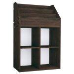 Vidaxl porte - revue pour enfants ch�ne fum� 71x30x114cm bois ing�nierie