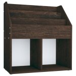 Vidaxl porte - revue pour enfants chne fum bois d?ingnierie