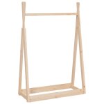 Vidaxl porte - vtements 100x45x150 cm bois de pin massif