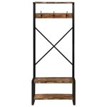 Vidaxl porte - vtements multicolore 80x40x190 cm