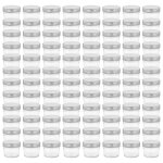 Vidaxl pots  confiture avec couvercles argents 96 pcs verre 110 ml