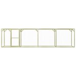 Vidaxl poulailler 1, 5x6x1, 5 m pinède imprégnée Vidaxl poulailler 1, 5x6x1, 5 m pinède imprégnée